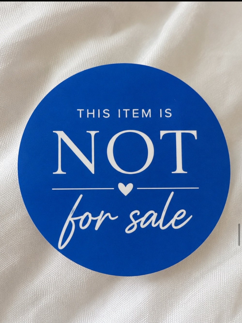 Not for sale